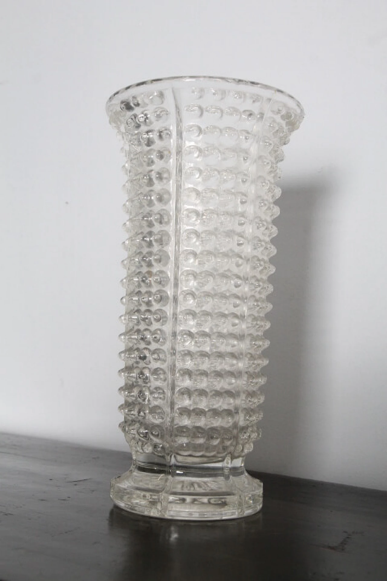 Murano glass rostrato vase attributable to Ercole Barovier, 1930s 6