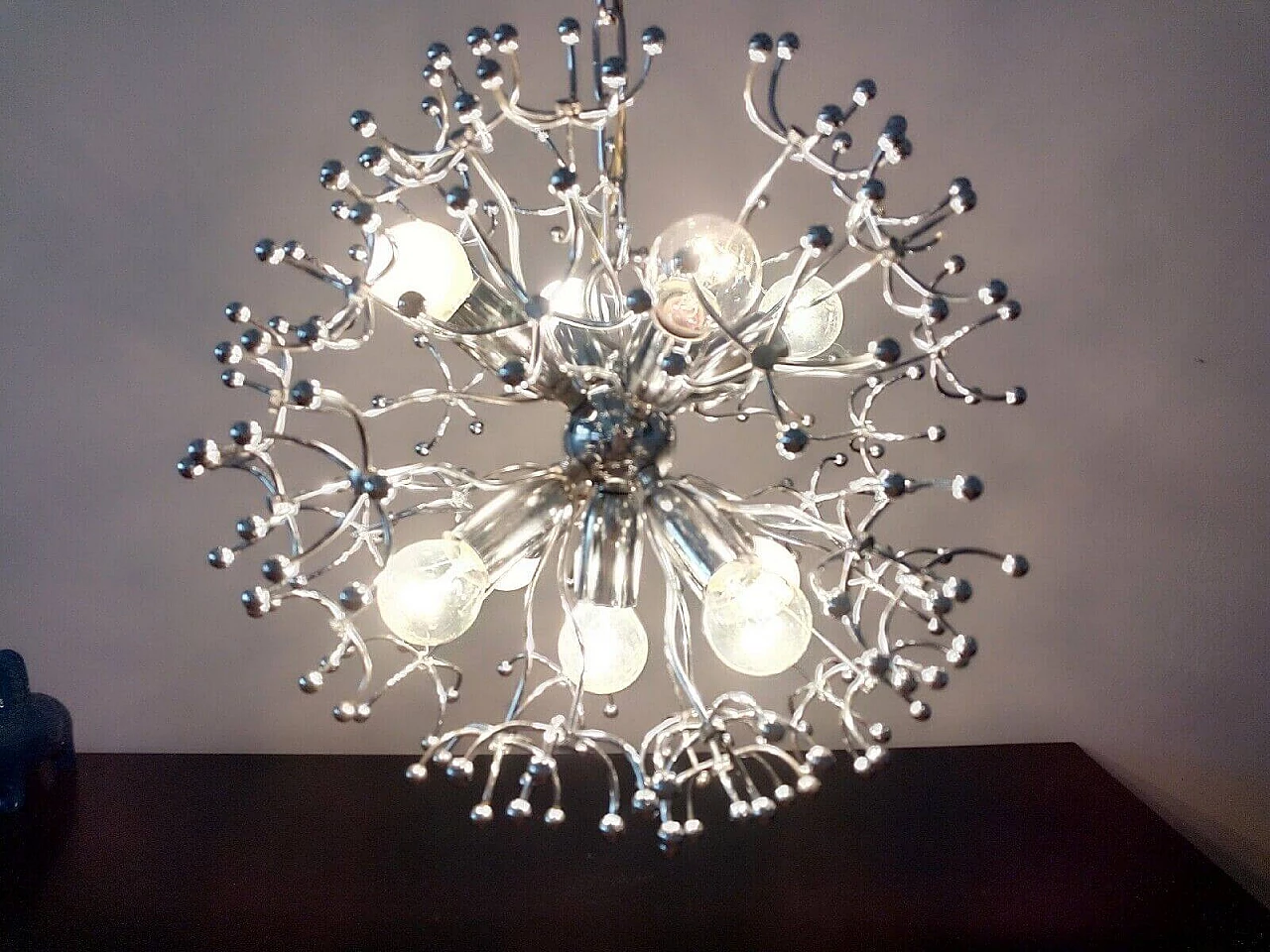 Chandelier attributed to Sciolari, 1970s 10