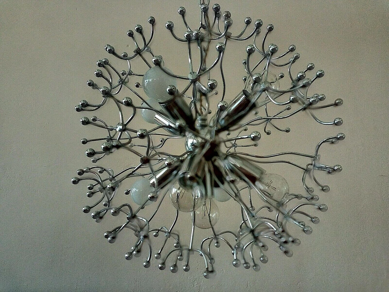 Chandelier attributed to Sciolari, 1970s 11