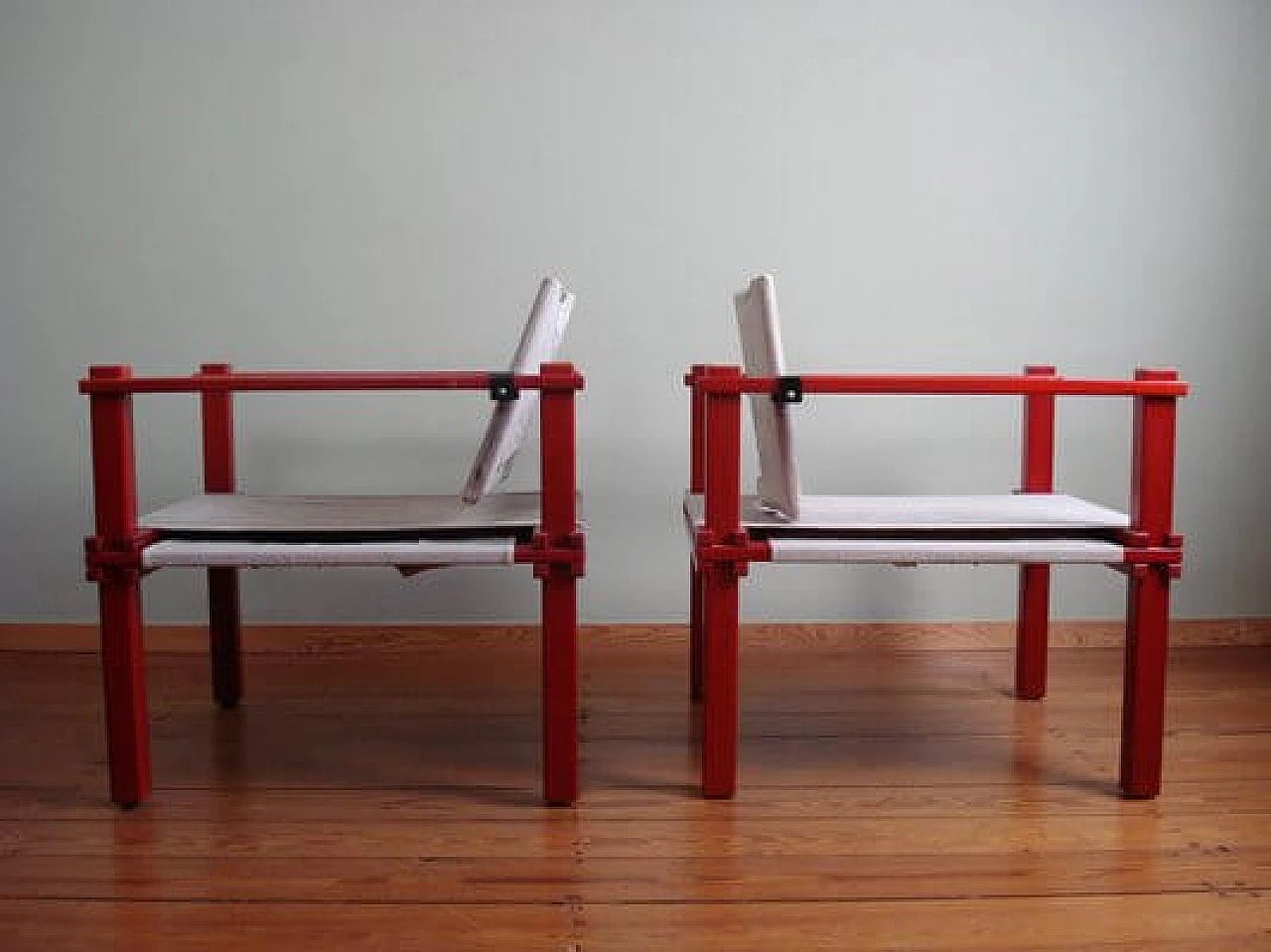 Pair of Farmer armchairs by Gerd Lange for Bofinger, 1960s 3