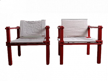 Pair of Farmer armchairs by Gerd Lange for Bofinger, 1960s