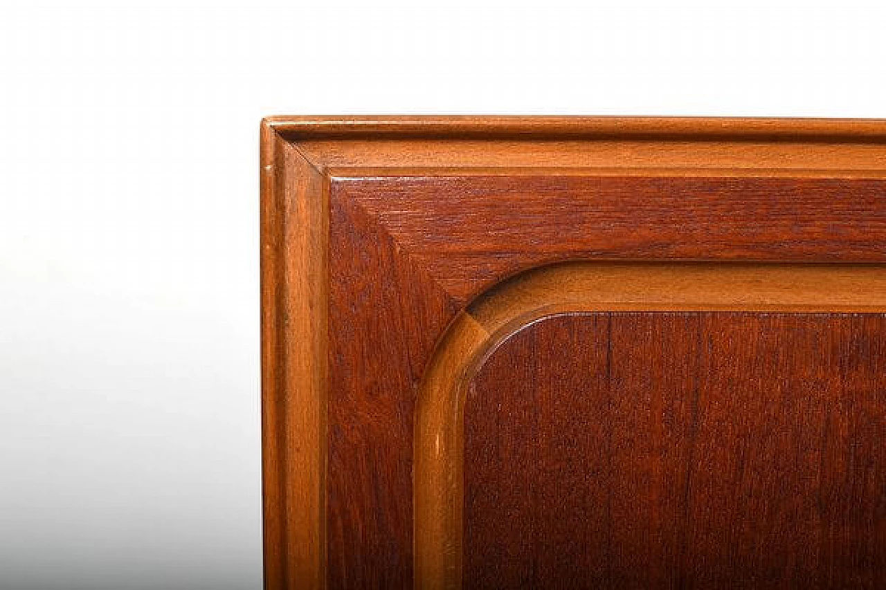 Two-door cabinet in teak and birchwood, 1950s 6