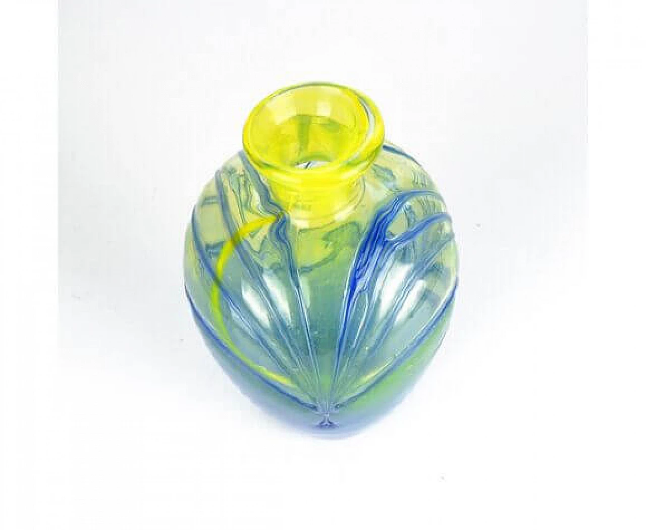 Amphora glass vase by Jirí Suhájek for Mstisov Moser, 1970s 2