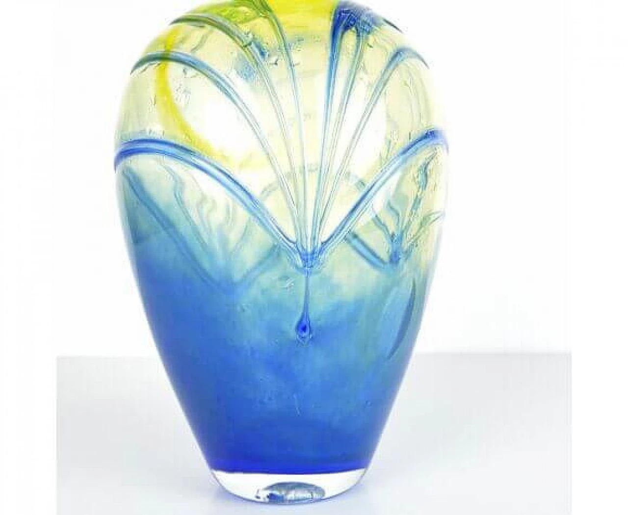 Amphora glass vase by Jirí Suhájek for Mstisov Moser, 1970s 8