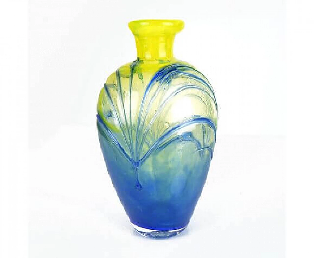 Amphora glass vase by Jirí Suhájek for Mstisov Moser, 1970s 9