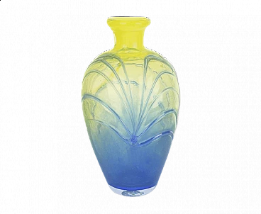 Amphora glass vase by Jirí Suhájek for Mstisov Moser, 1970s