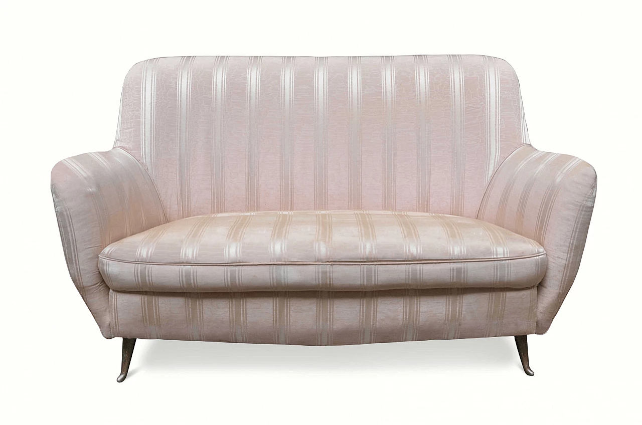 Two-seater sofa attributed to Guglielmo Veronesi for Isa, 1950s 4