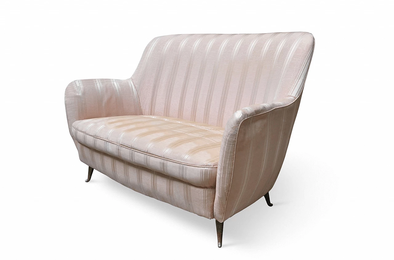 Two-seater sofa attributed to Guglielmo Veronesi for Isa, 1950s 5