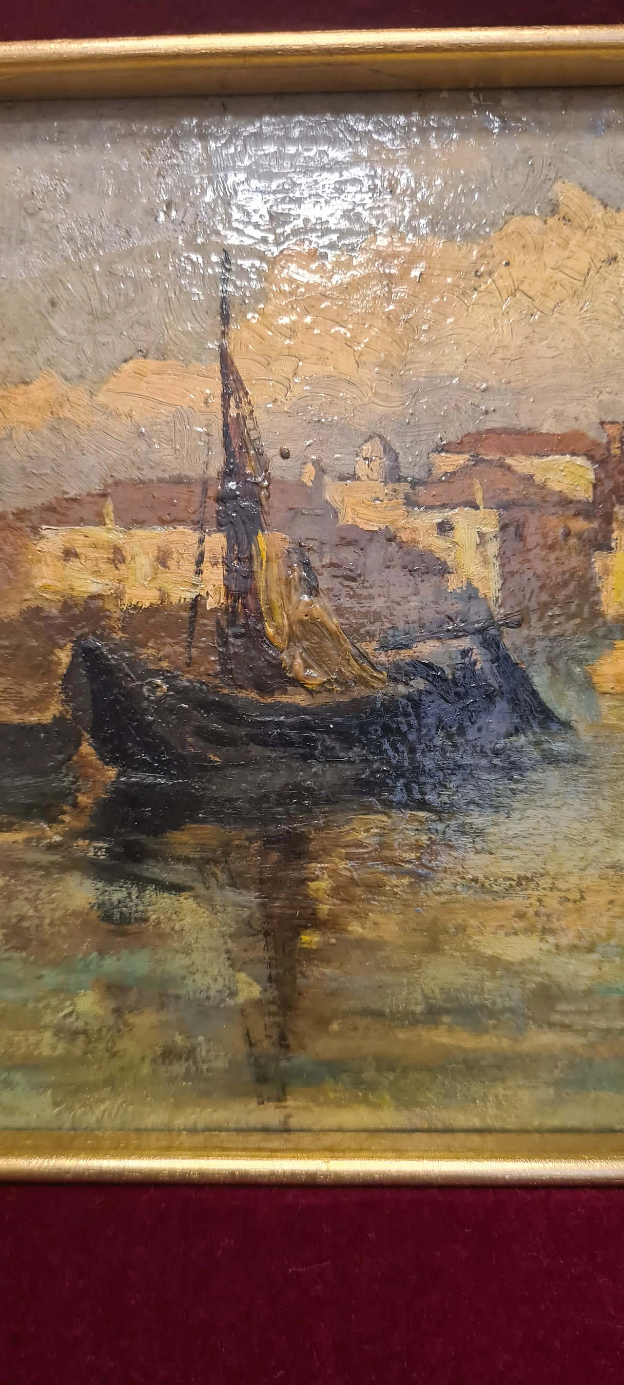 Oil on panel painting of Venice by Guglielmo Ciardi, late 19th century 5