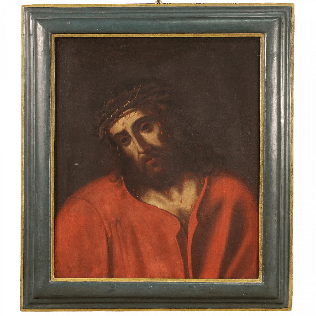 Ecce Homo, Italian painting, oil on canvas, 17th century 16