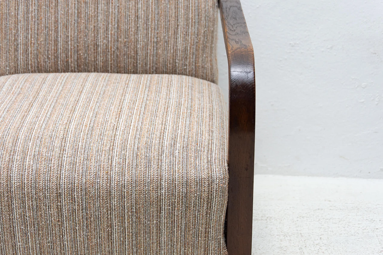 Pair of Art Deco bentwood armchairs, 1930s 15