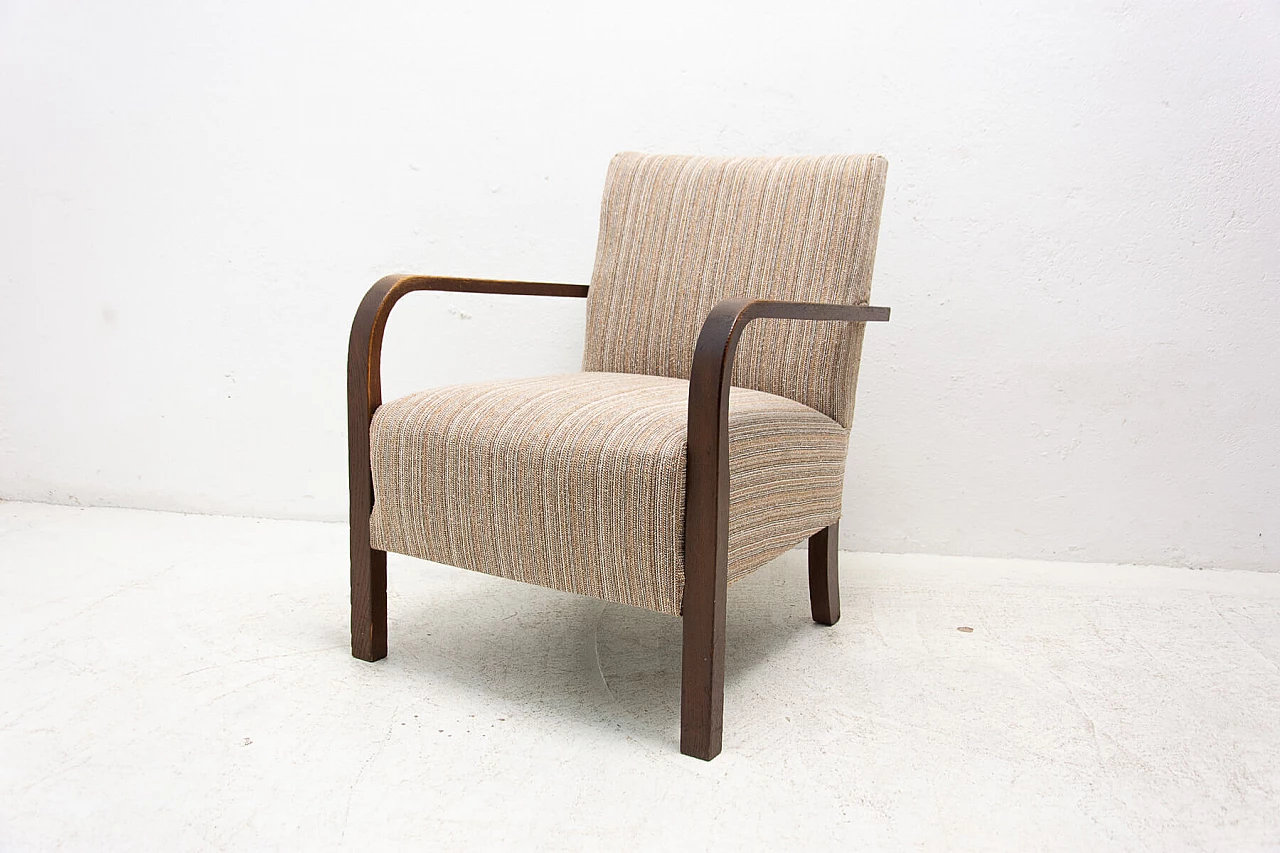 Pair of Art Deco bentwood armchairs, 1930s 16