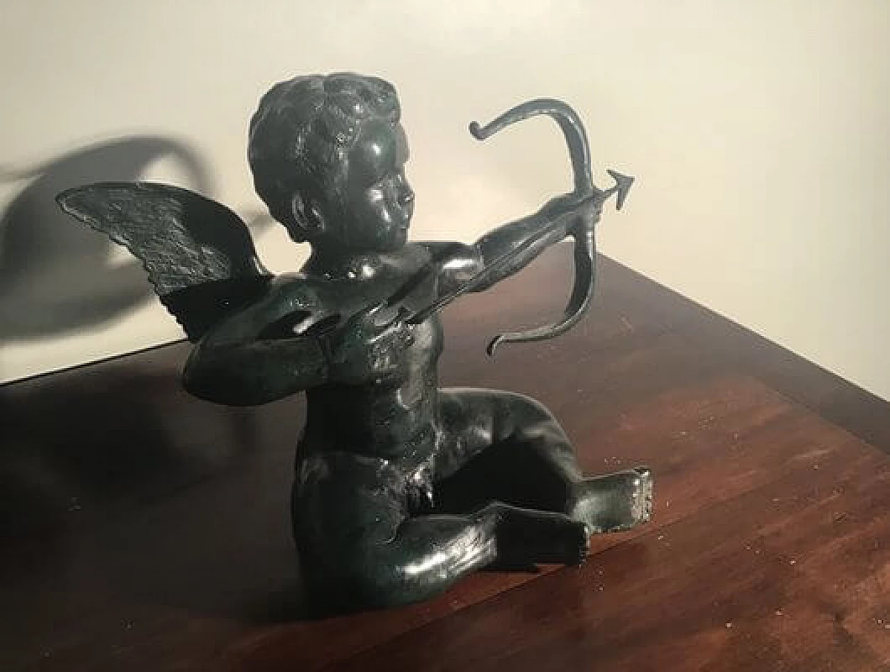 Statua in bronzo raffigurante Cupido Art Déco, anni '20 3