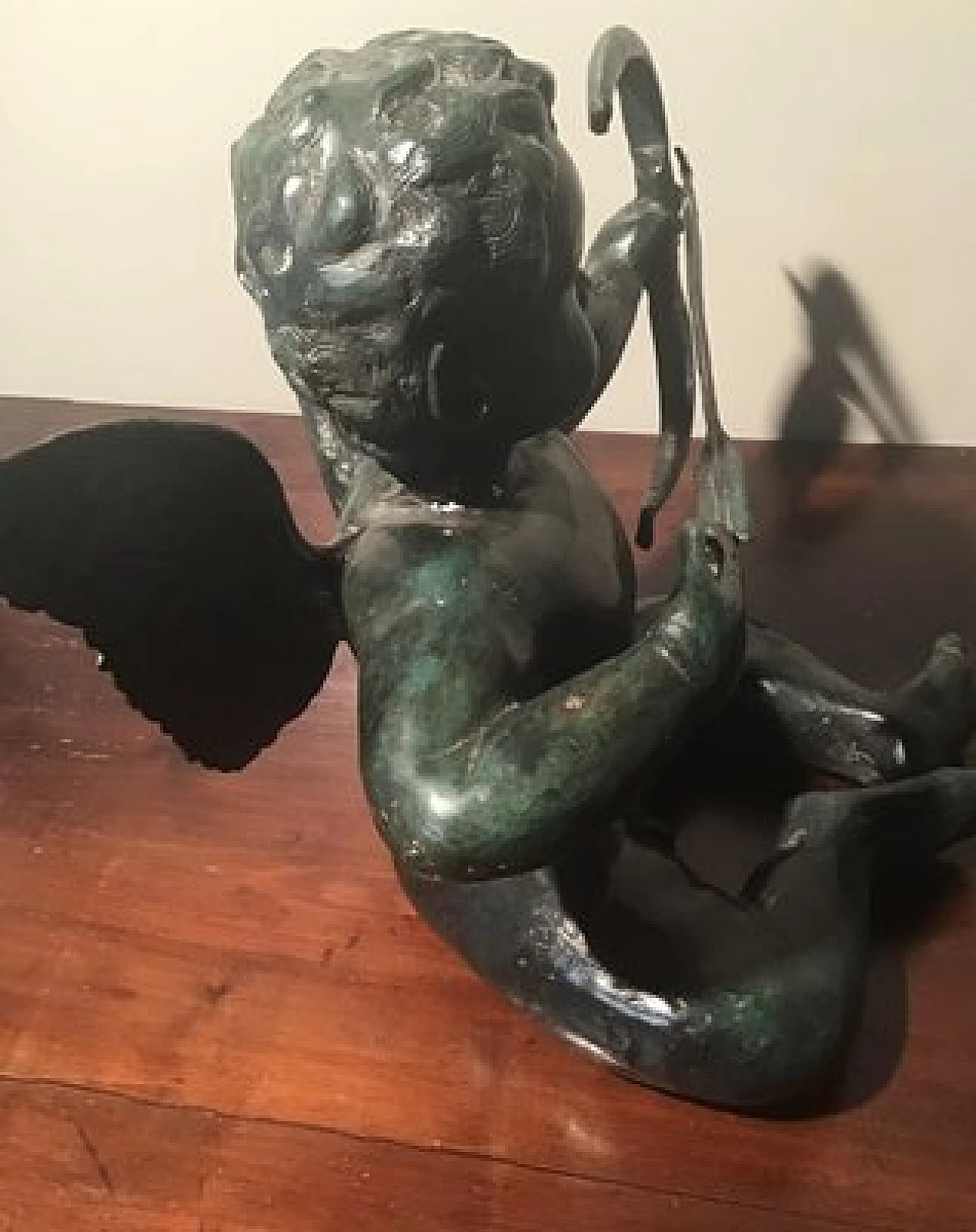 Statua in bronzo raffigurante Cupido Art Déco, anni '20 8