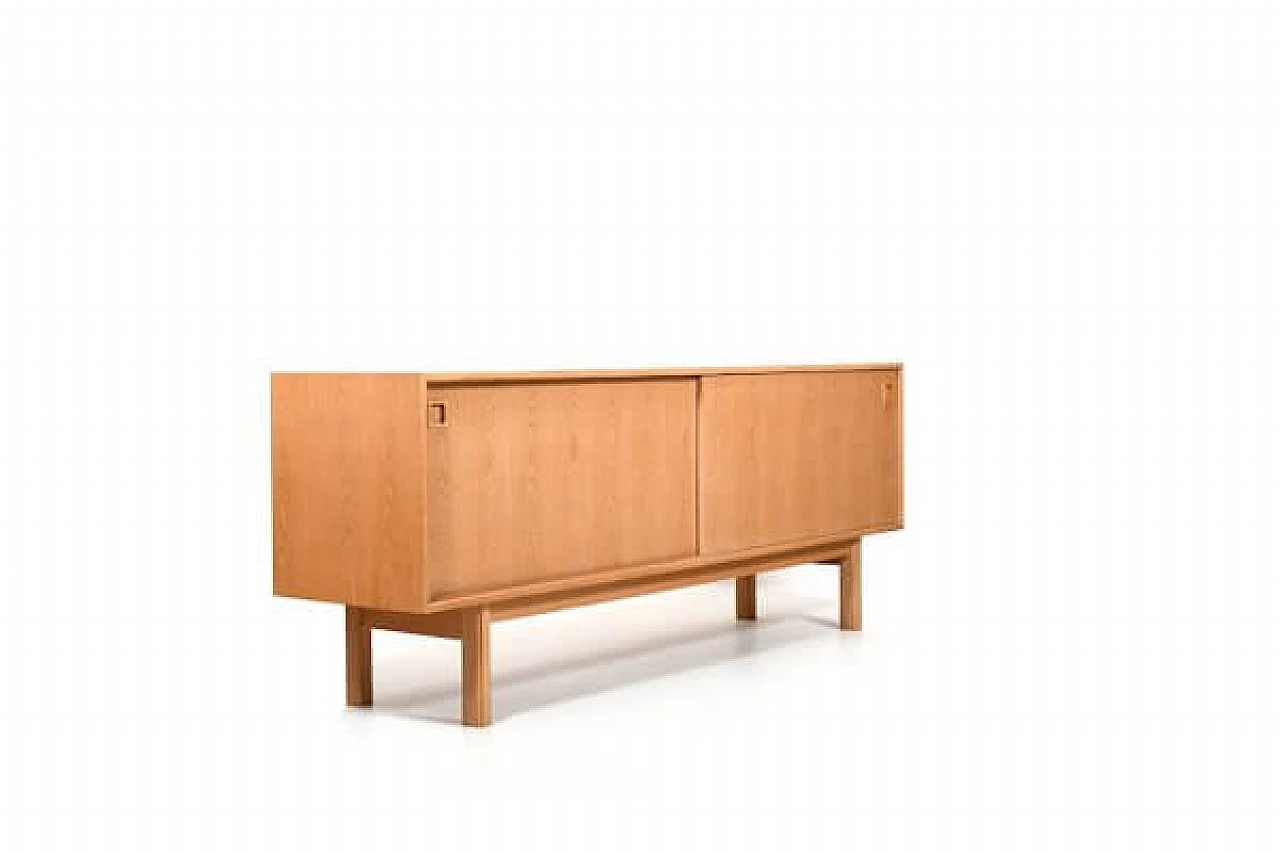 Low sideboard 21 in oak by Omann Jun, 1960s 3