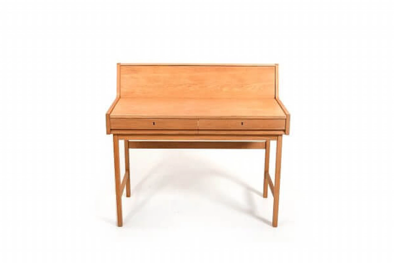 Modern openable oak desk, 1960s 4