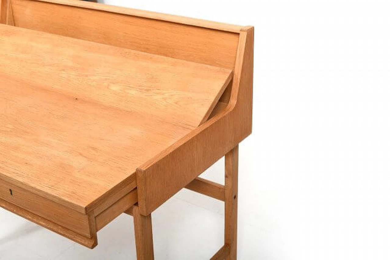 Modern openable oak desk, 1960s 7