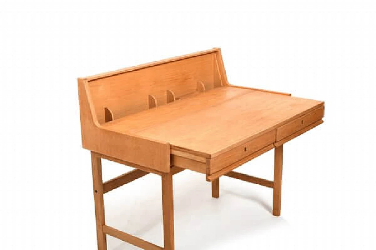 Modern openable oak desk, 1960s 11