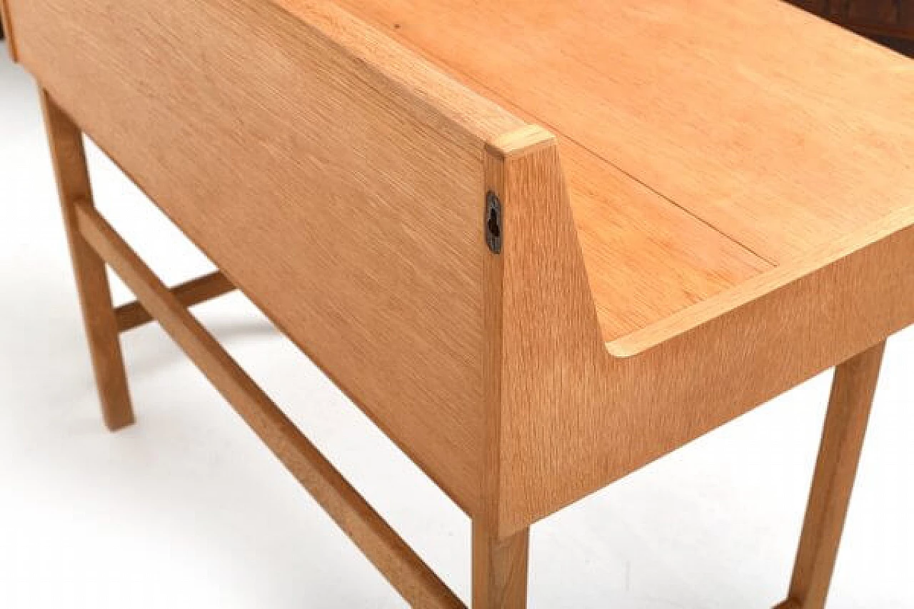 Modern openable oak desk, 1960s 12