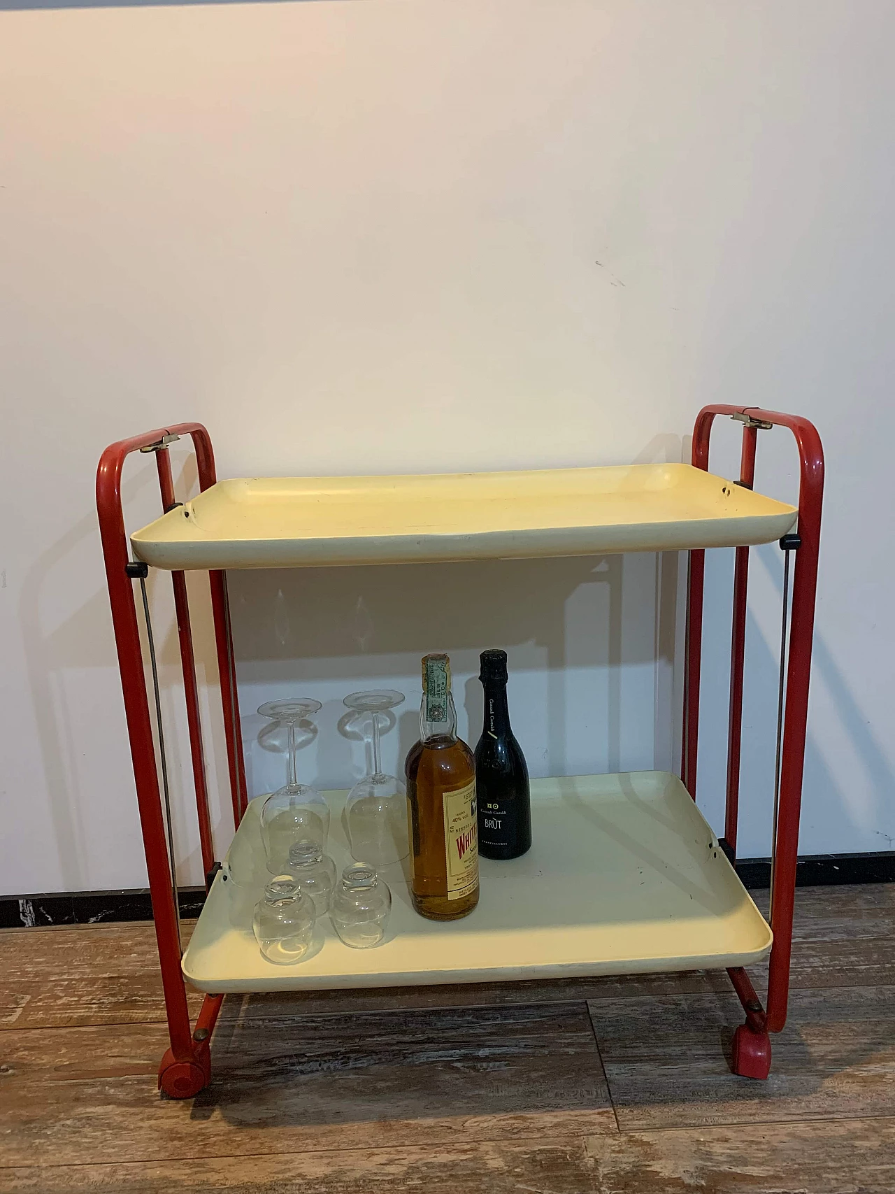 Carrello bar pieghevole, anni '60 3