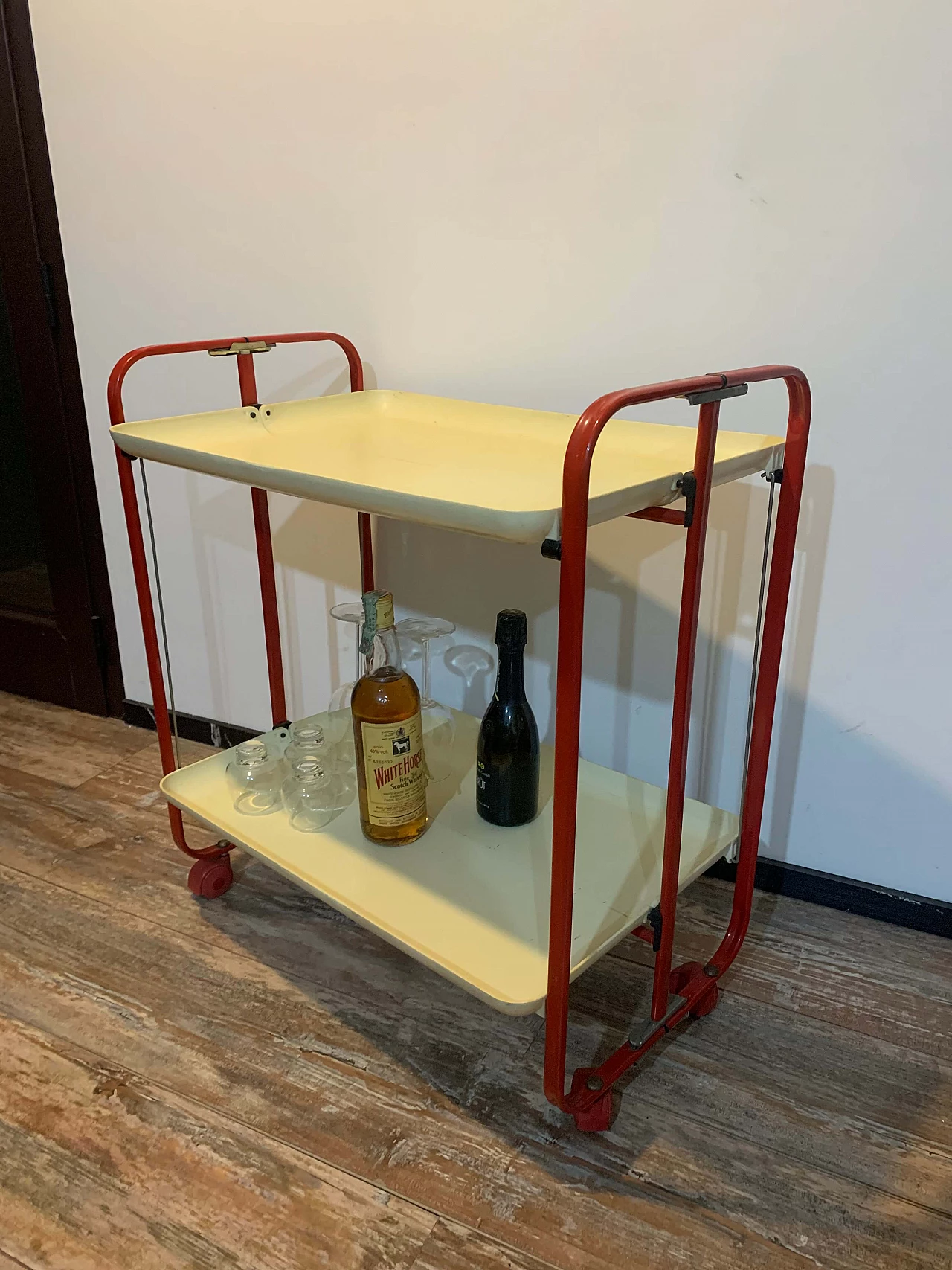 Carrello bar pieghevole, anni '60 6