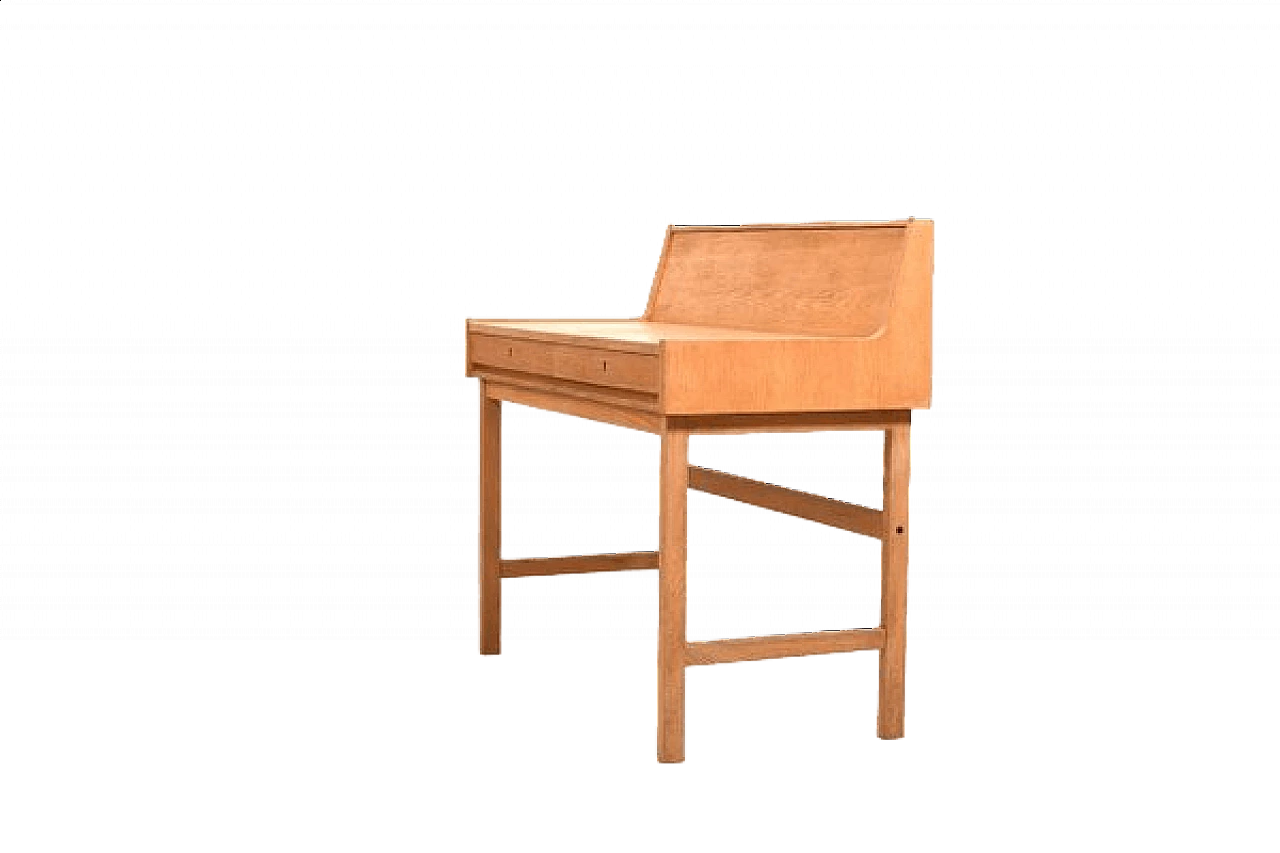 Modern openable oak desk, 1960s 13