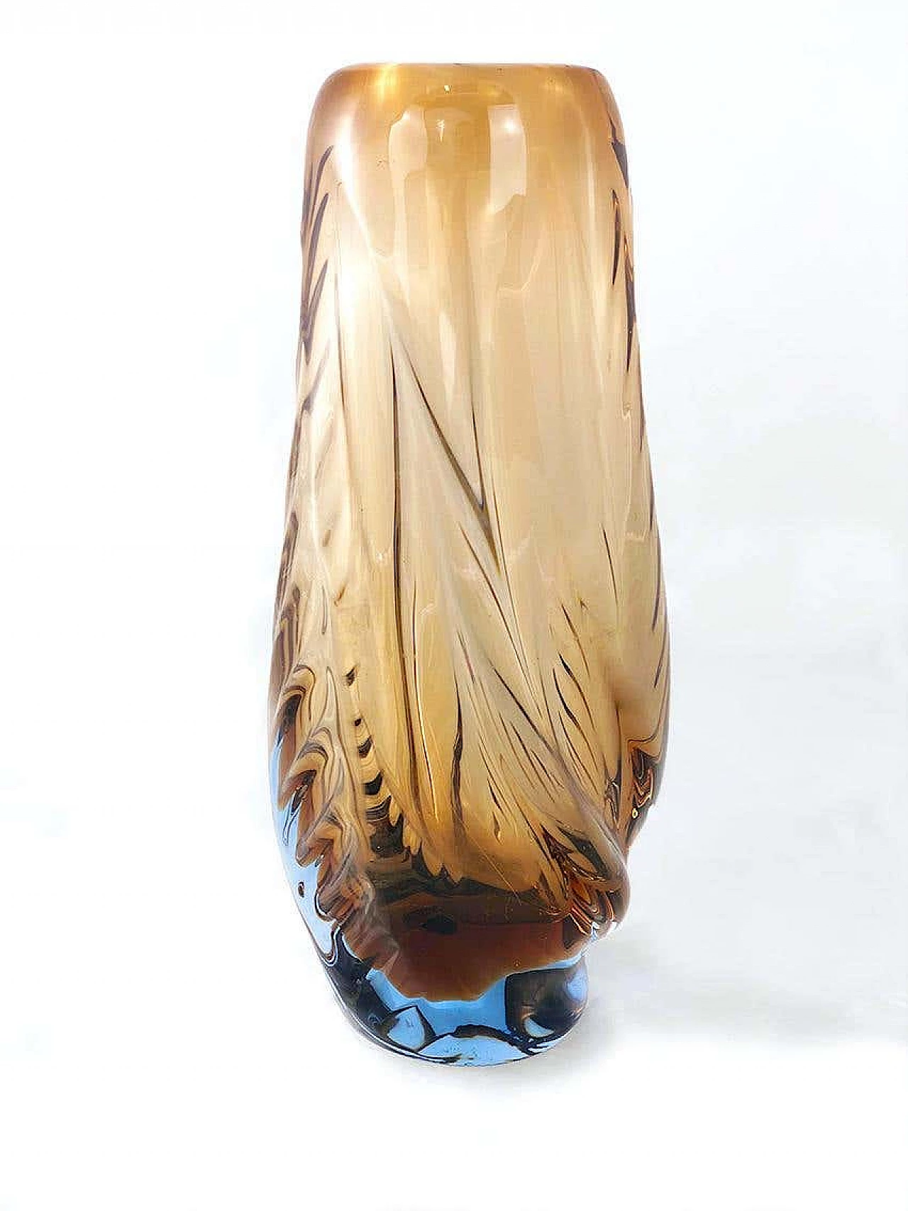 Murano glass vase by Barovier & Toso, 1970s 4