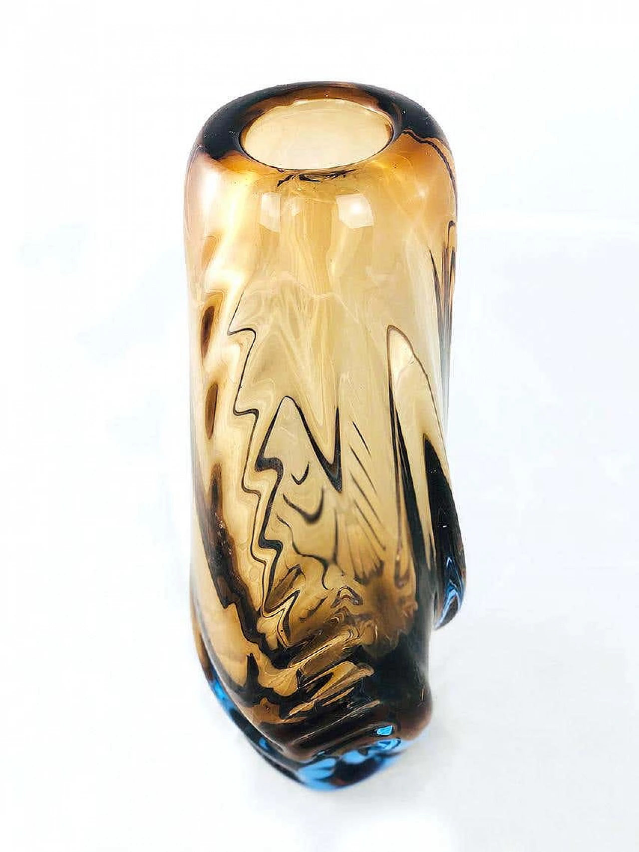 Murano glass vase by Barovier & Toso, 1970s 5