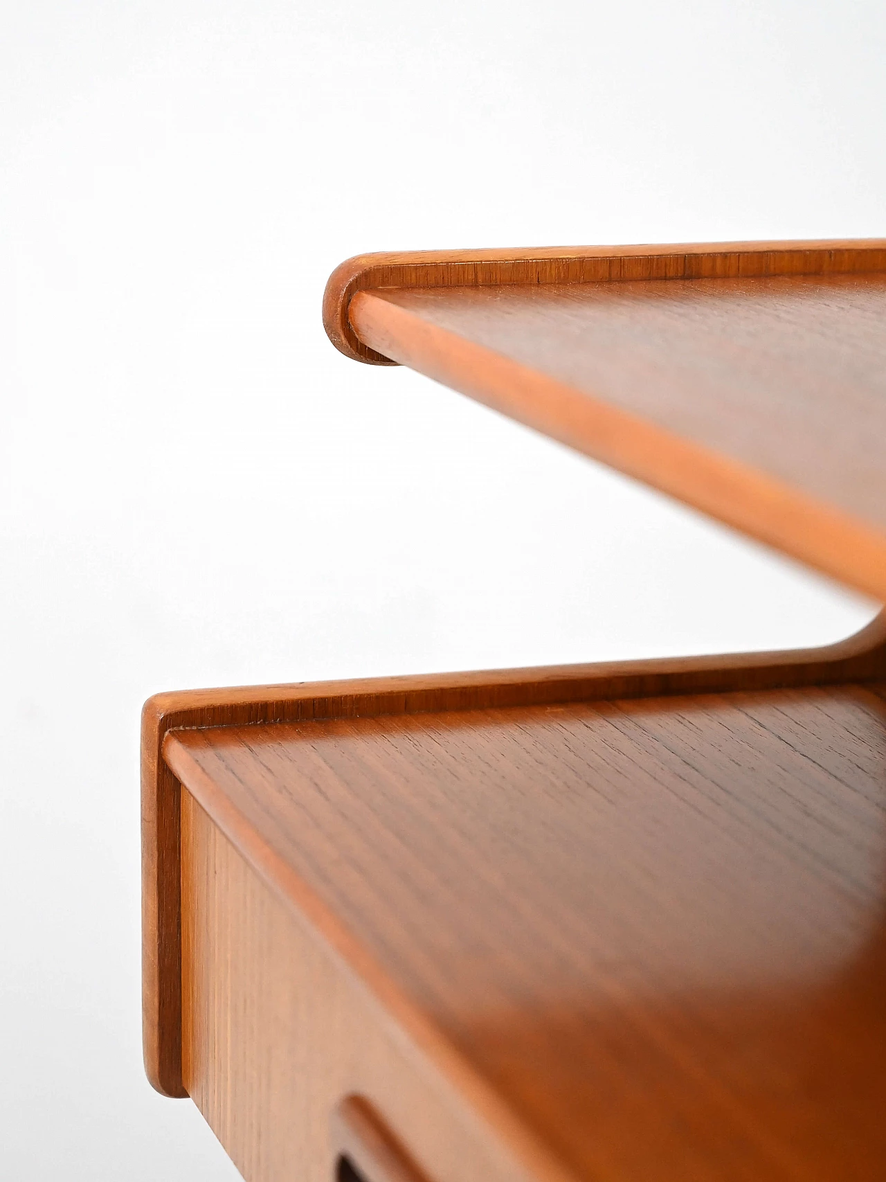 Bedside table with double shelf and drawer, 1960s 8