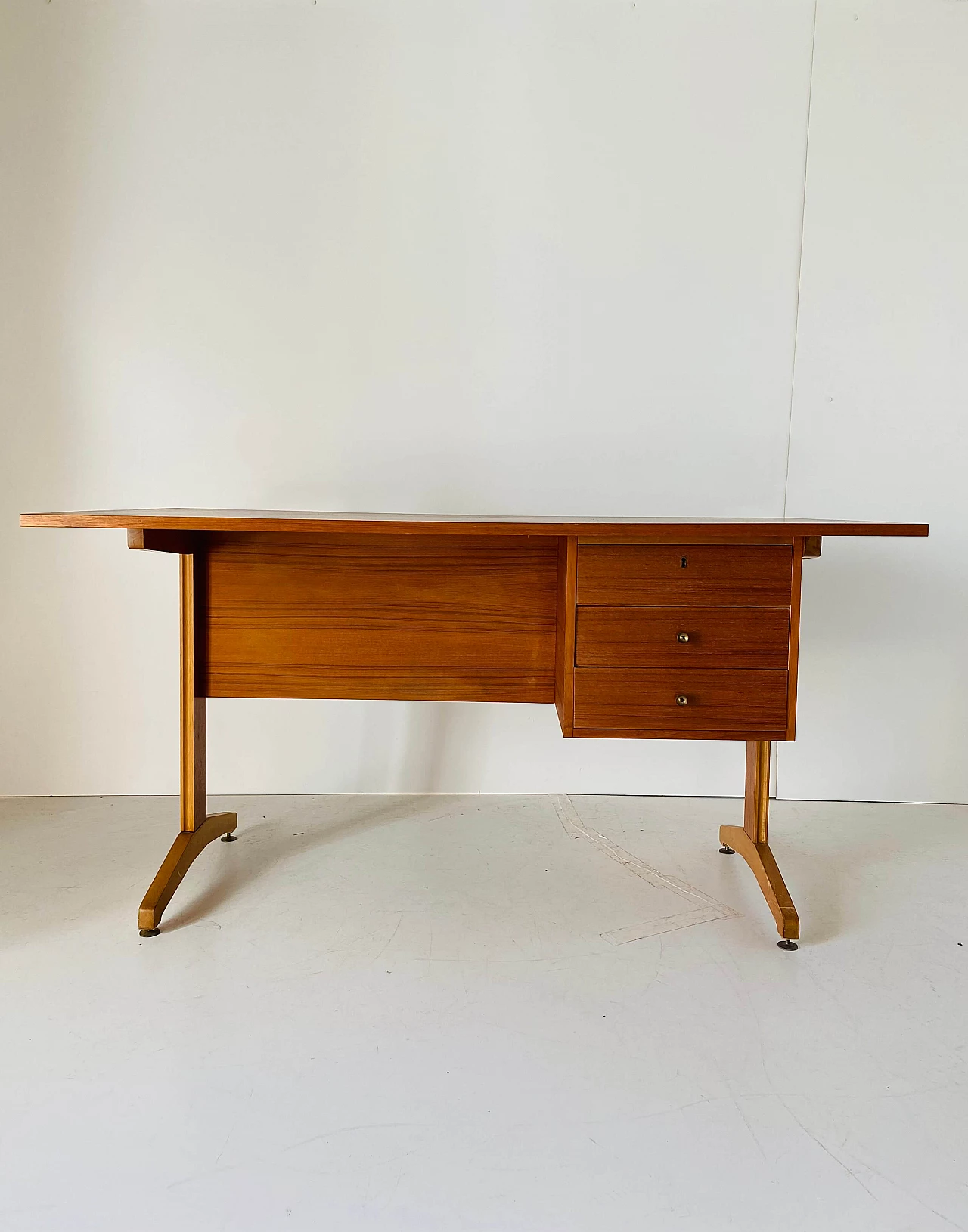 Teak desk, 1960s 1