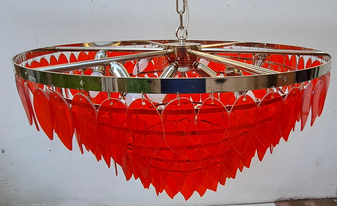 Betulla nine-light chandelier by Giulia Degli Alberti, 1990s 7