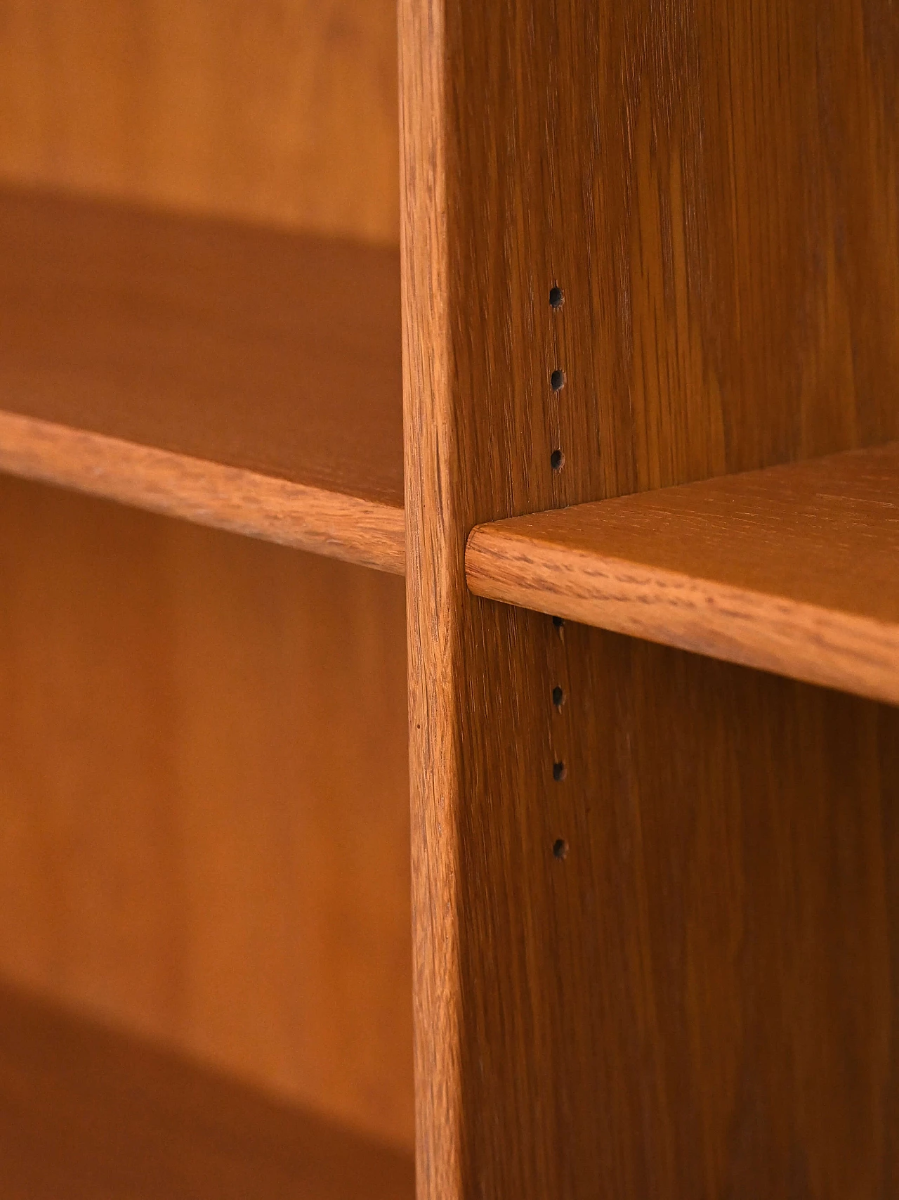 Wooden bookcase with double-door storage compartment, 1960s 10