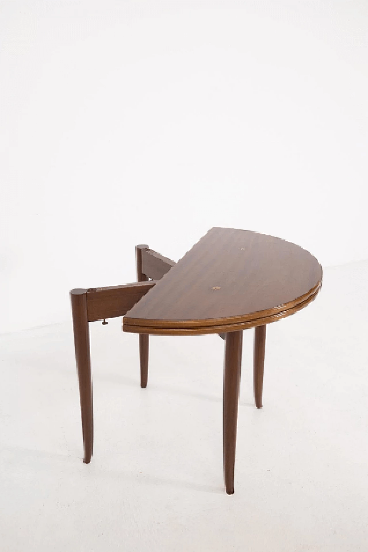 Walnut console and game table attributed to Paolo Buffa, 1950s 16