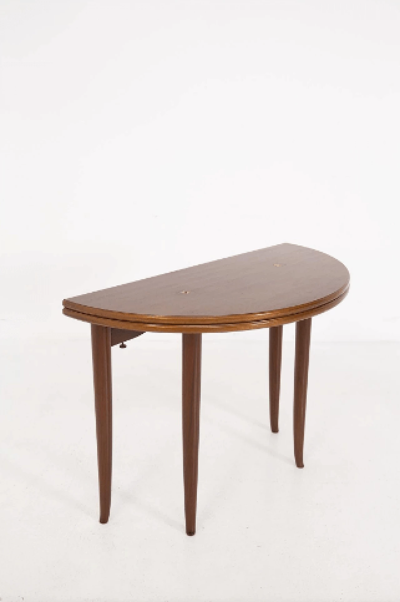 Walnut console and game table attributed to Paolo Buffa, 1950s 17