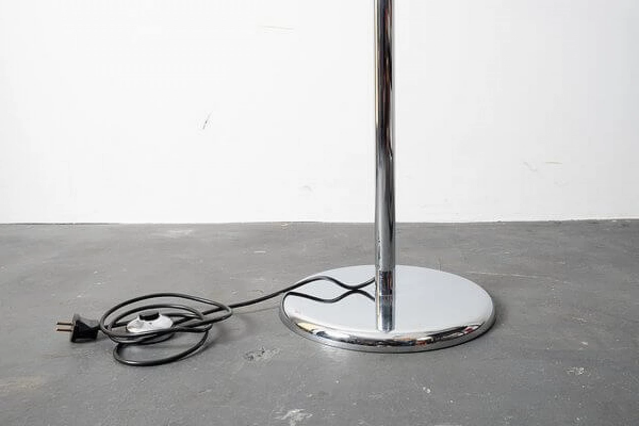 Adjustable chrome-plated steel floor lamp, 1960s 6