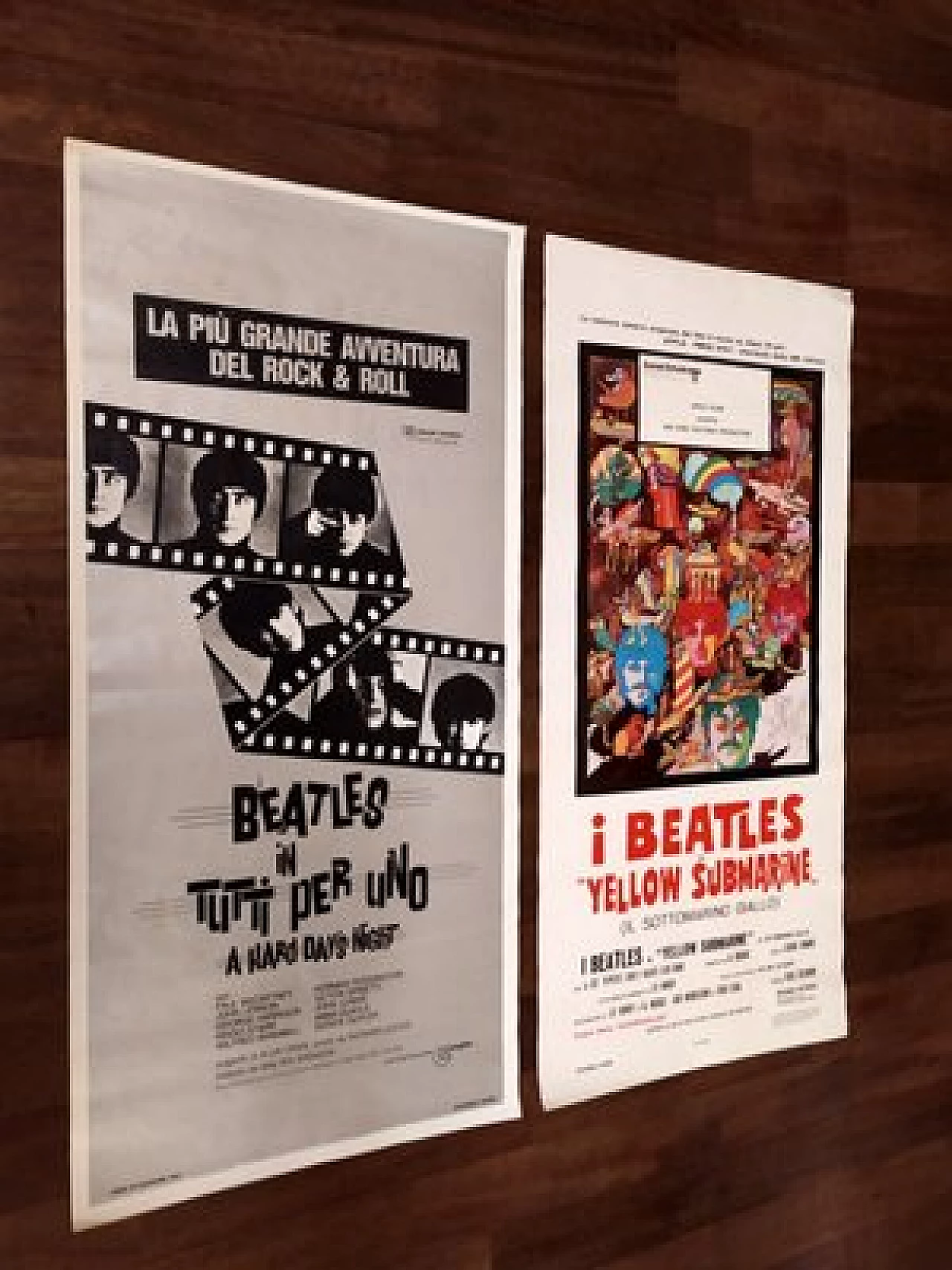 Pair of Beatles movie posters, 1970s 1