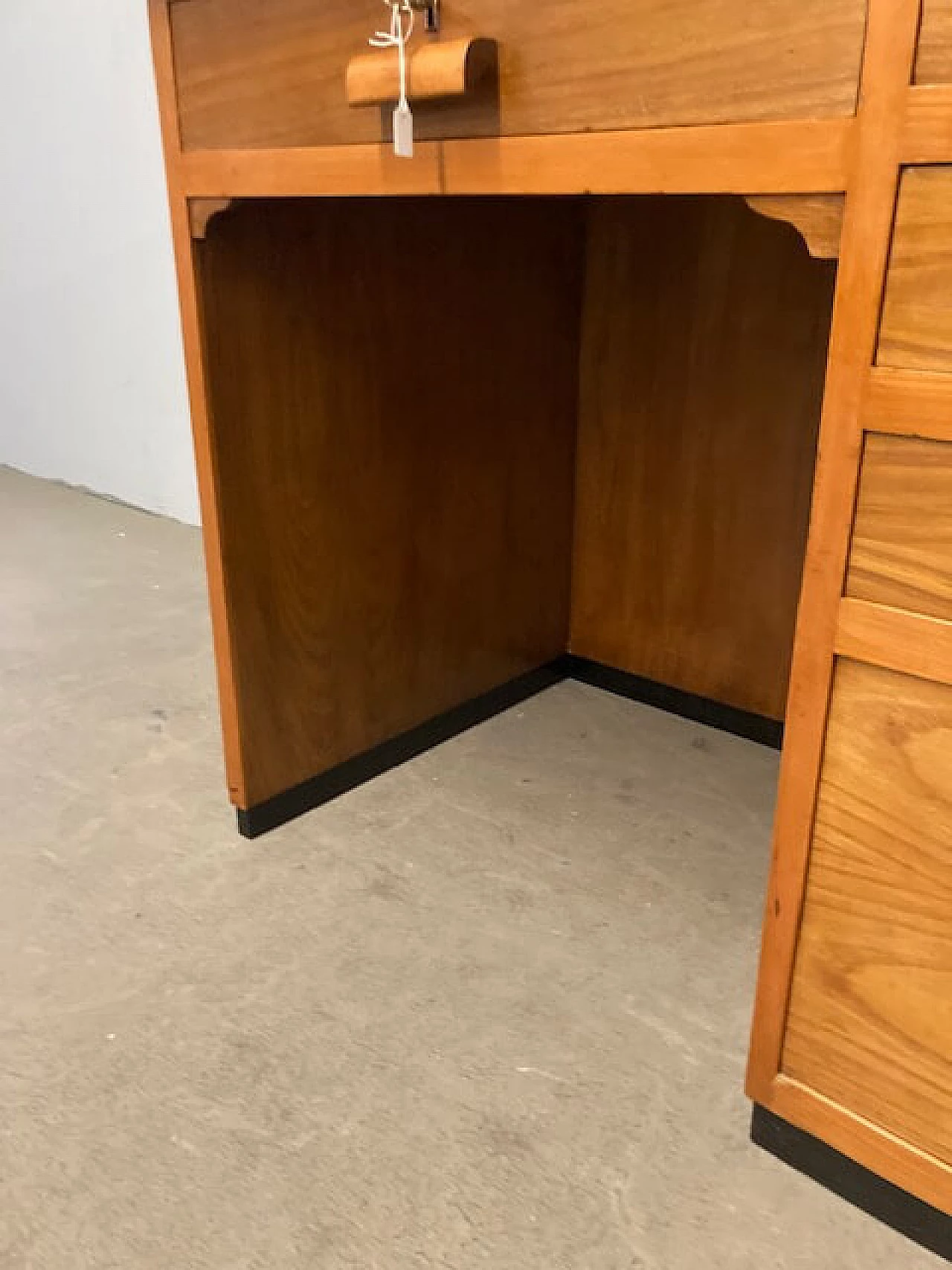 Oak desk with drawers, 1960s 2