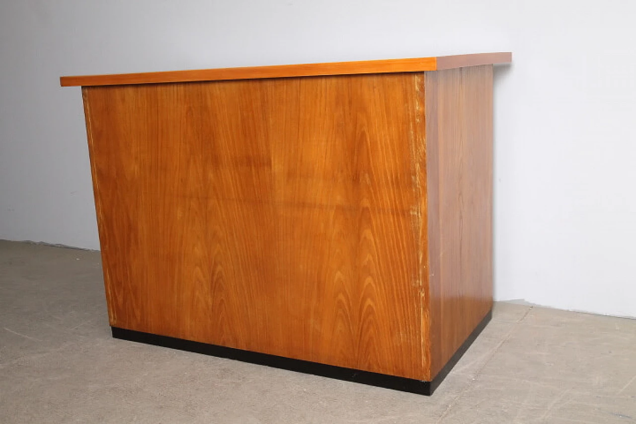 Oak desk with drawers, 1960s 12