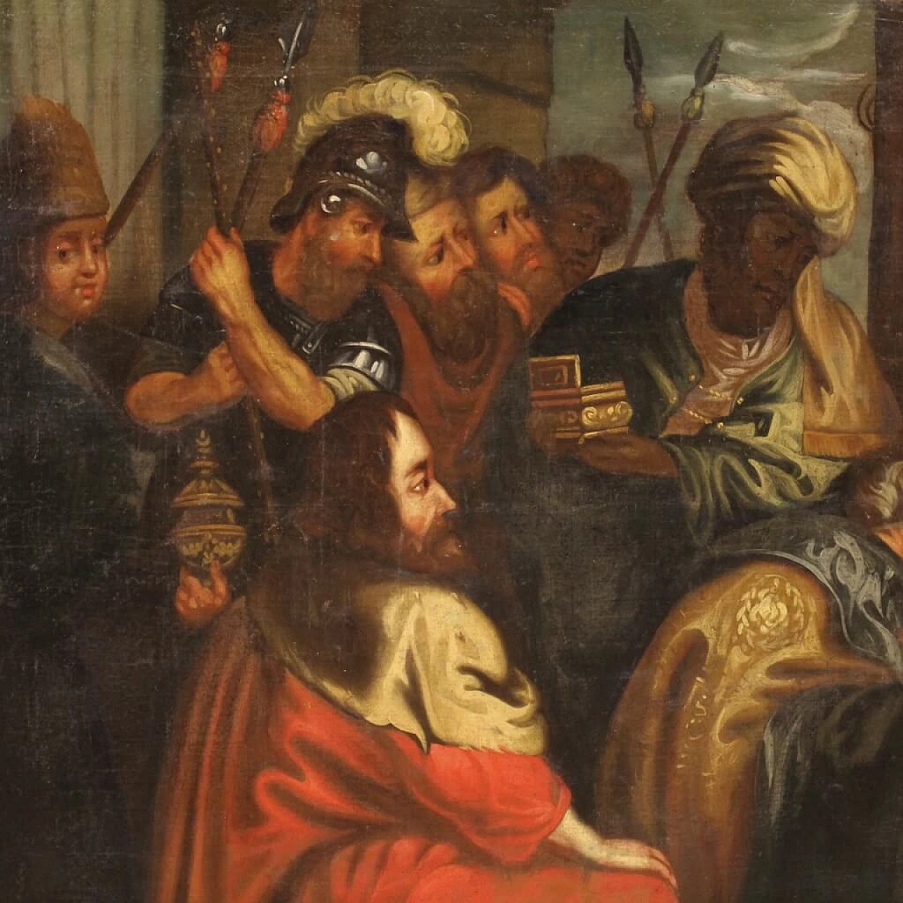 Adoration of the Magi, oil painting on canvas, 18th century 9