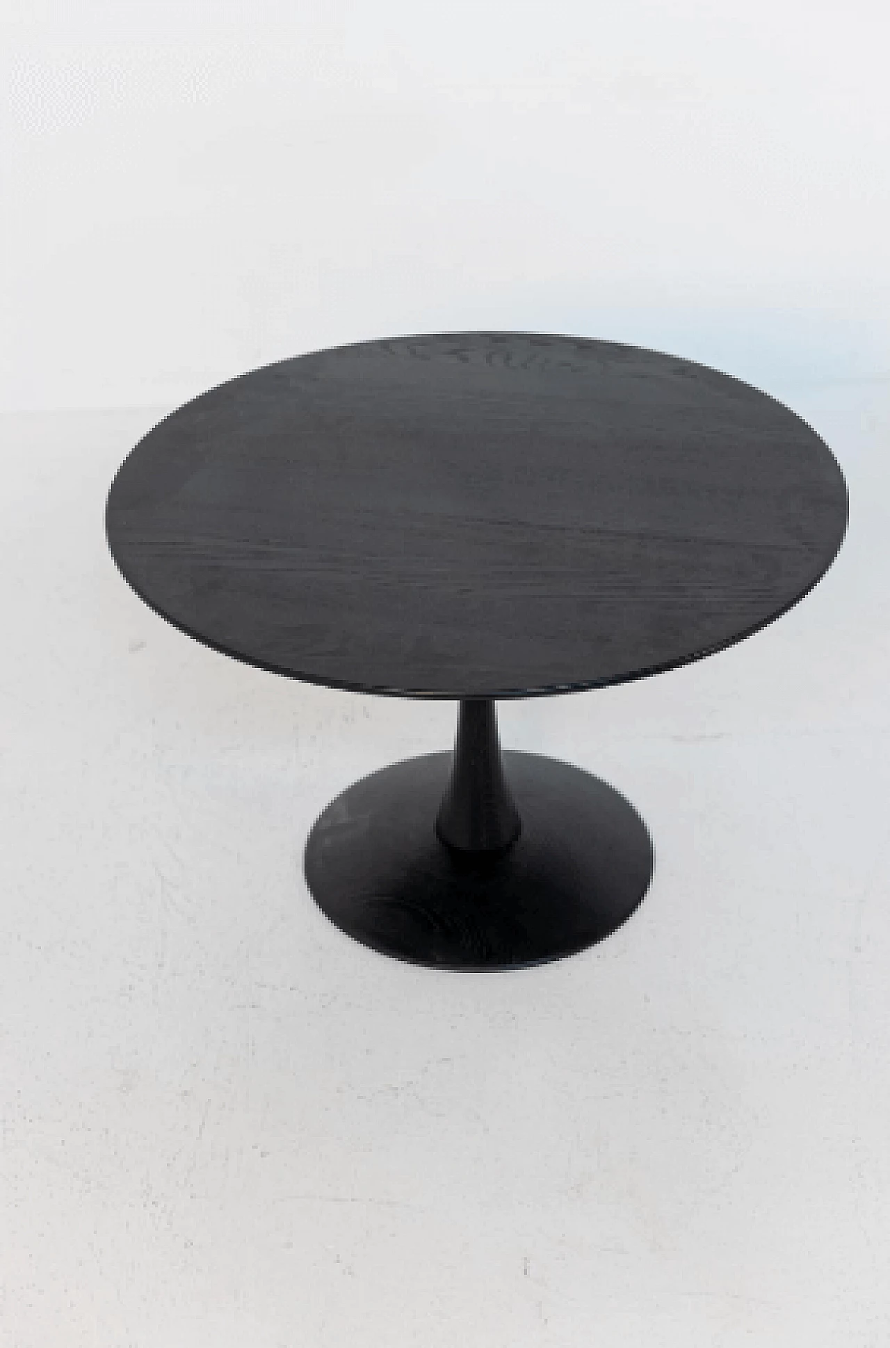 Round ebonized wood side table by Nanna Ditzel, 1960s 12