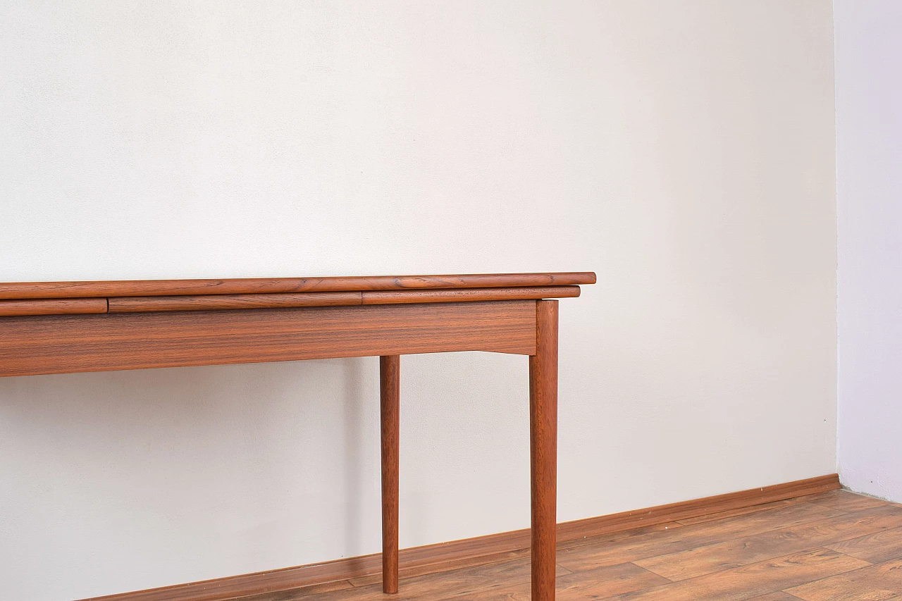 Teak extendible table, 1960s 10