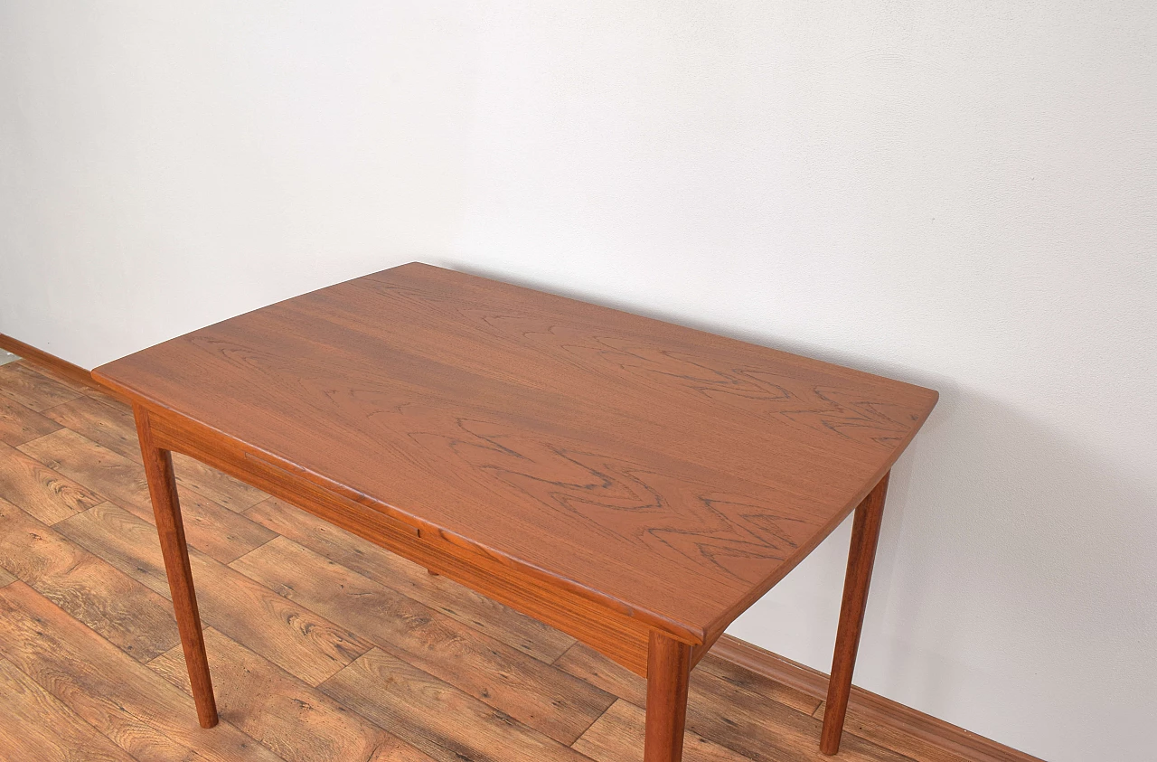 Teak extendible table, 1960s 12