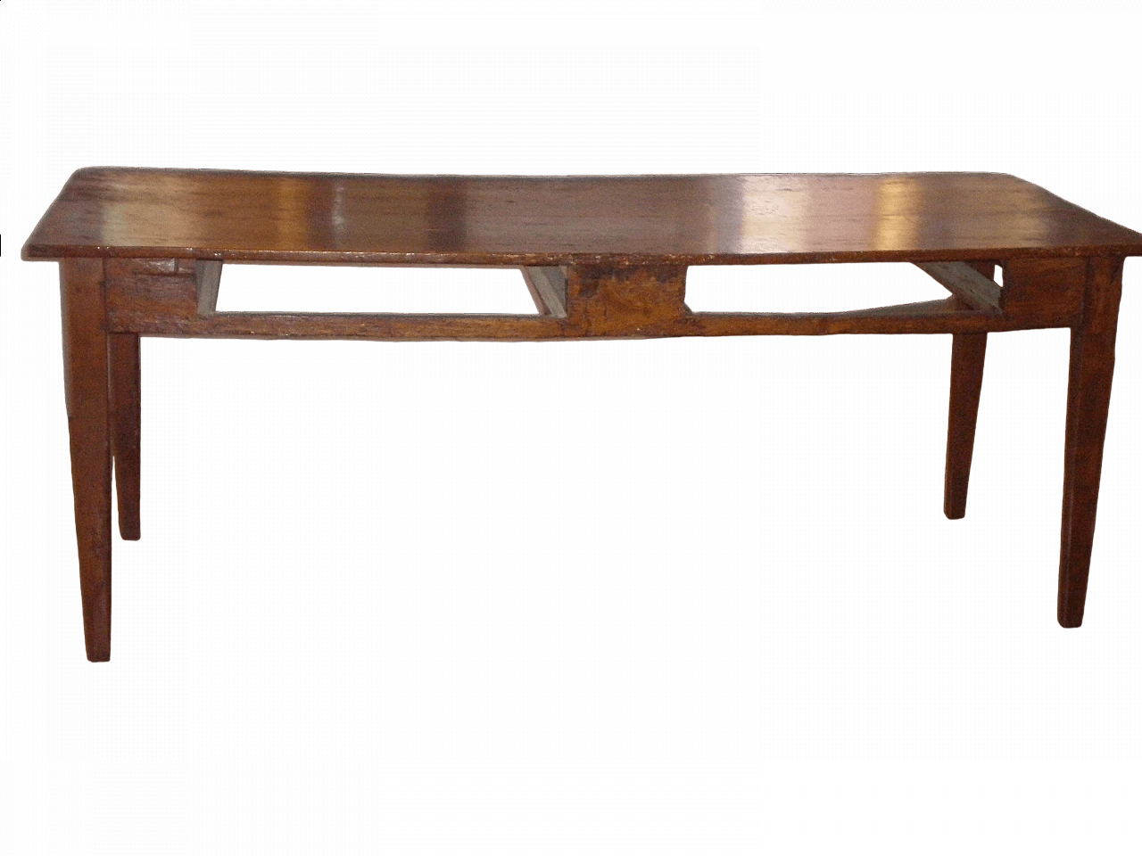 Wooden desk with two drawers, 18th century 5