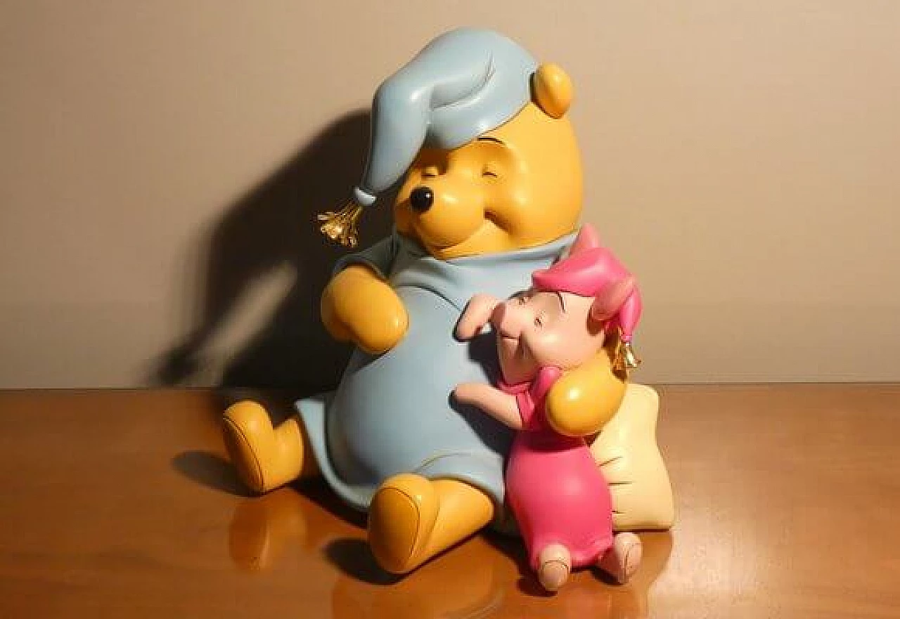 Statuetta di Winnie the Pooh e Pimpi di Peter Mook per Disney 3