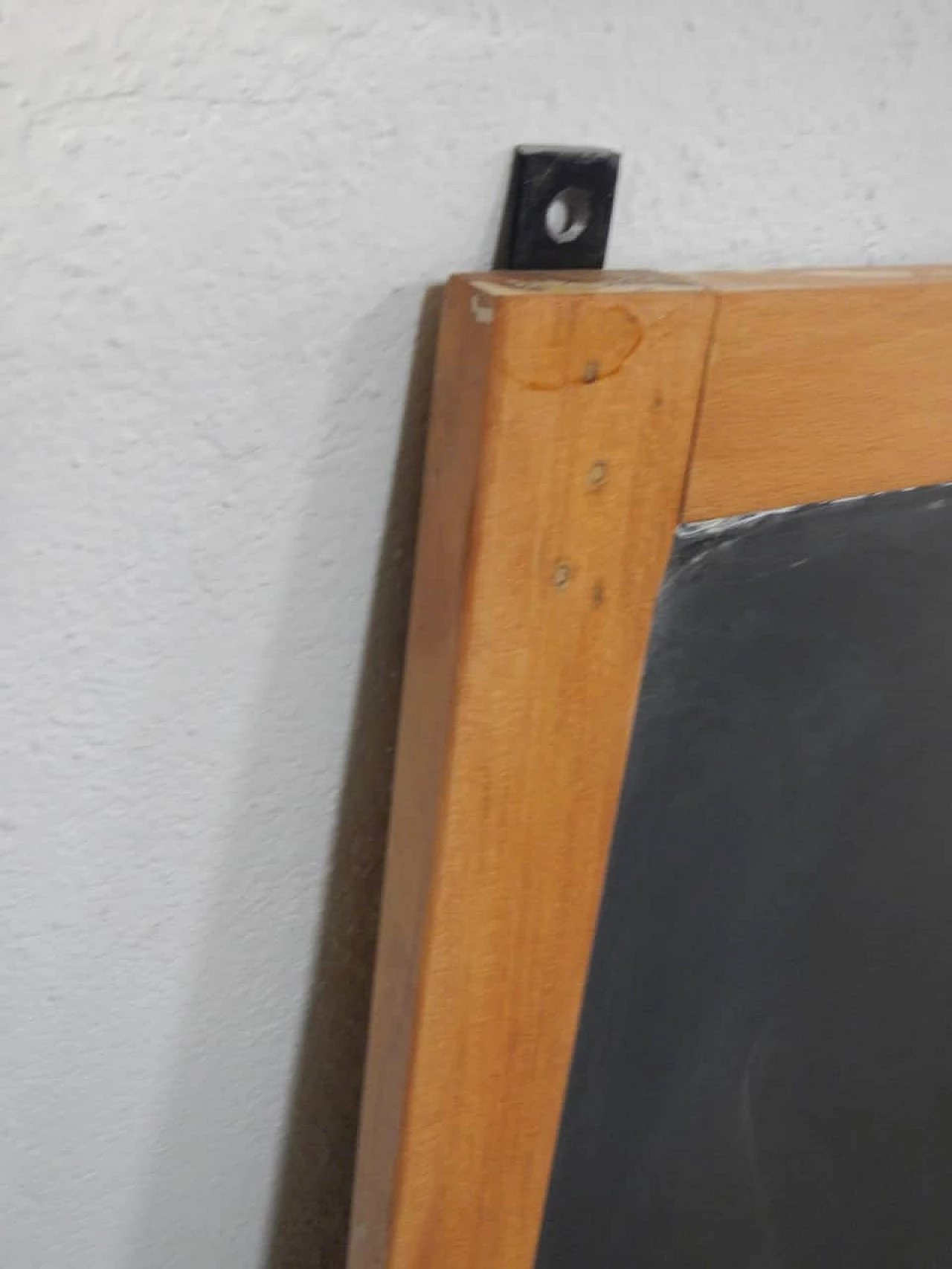 Beech wall-mounted school blackboard, 1980s 5