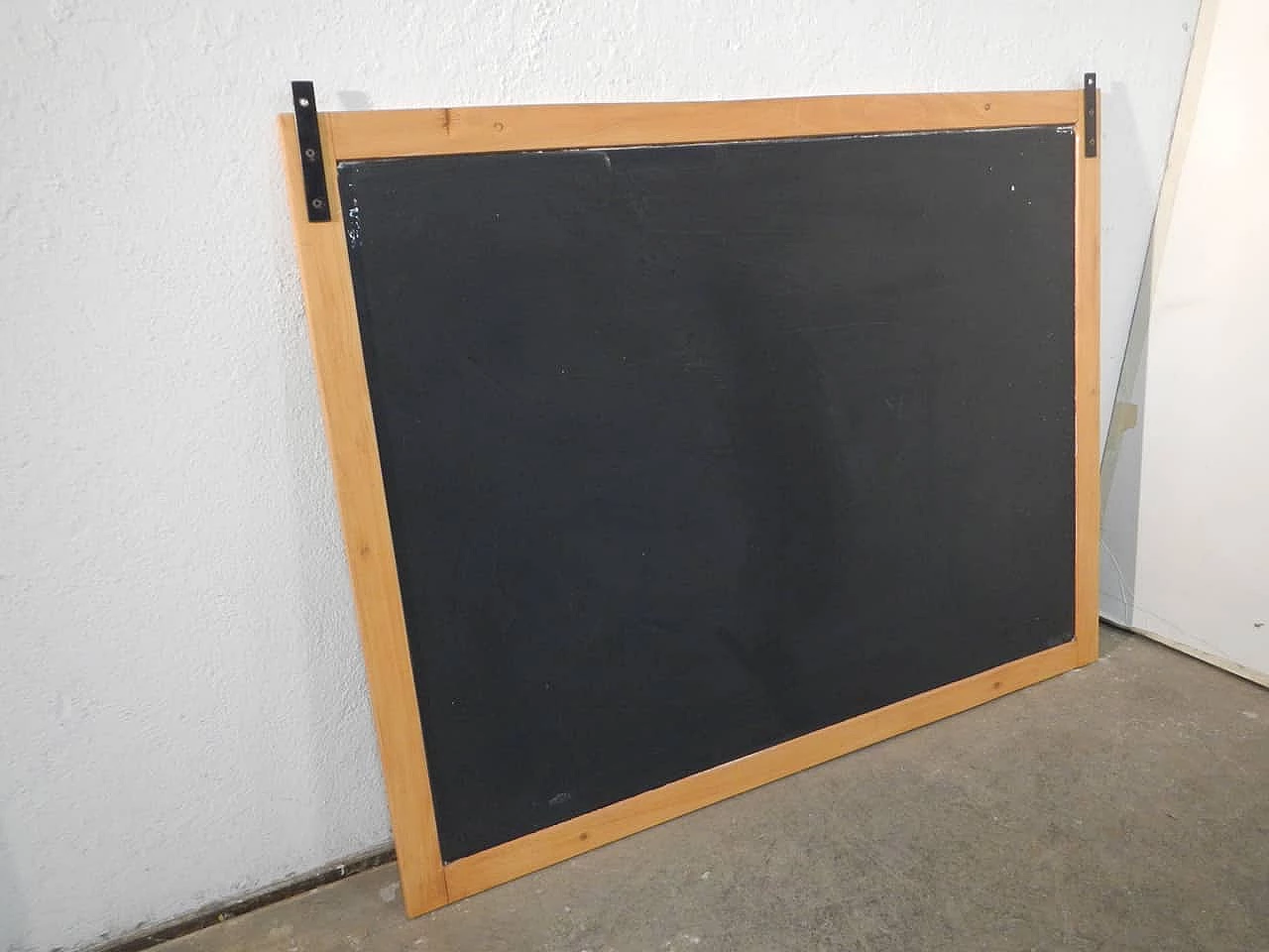 Beech wall-mounted school blackboard, 1980s 8