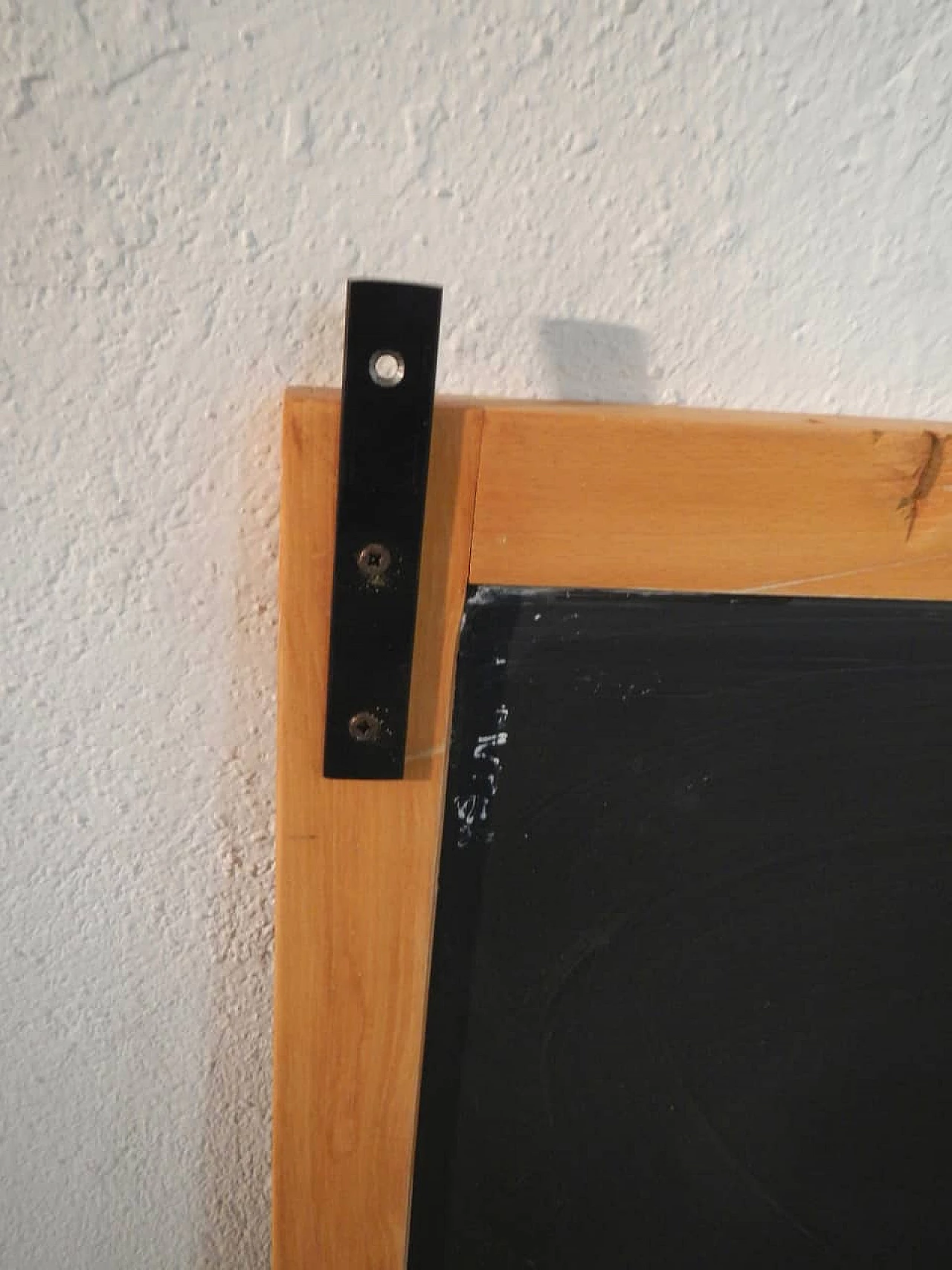 Beech wall-mounted school blackboard, 1980s 9