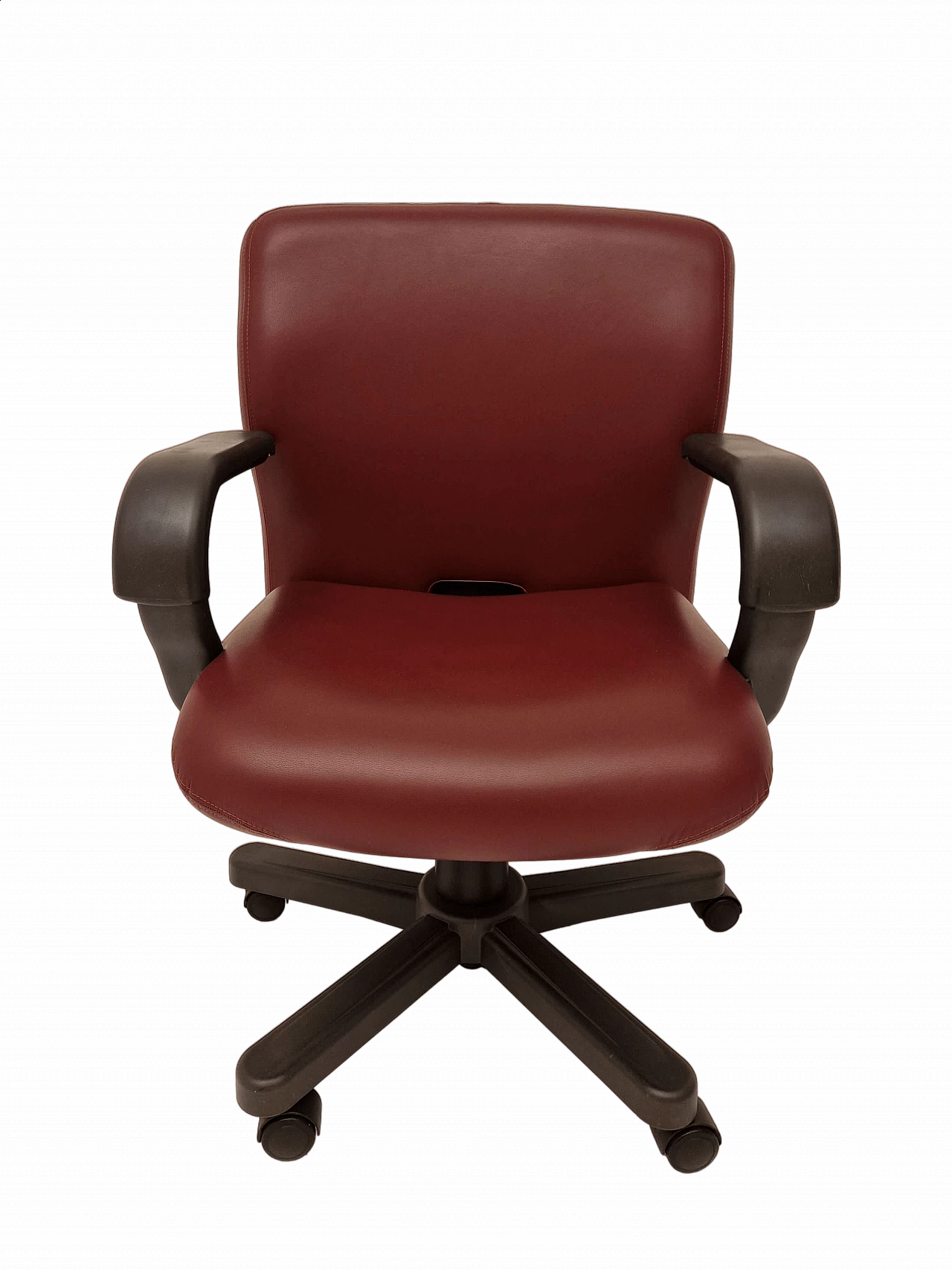 Bull-Dog leather office chair by Dale Fahnstrom and Michael McCoy for Knoll, 1990s 11