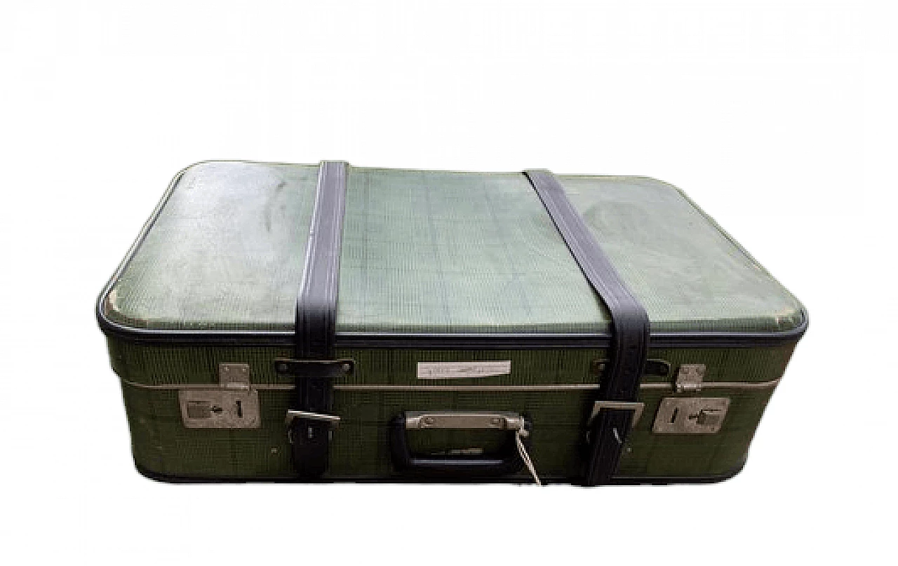 Hungarian green suitcase, 1960s 7