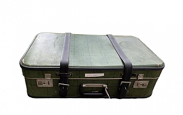 Hungarian green suitcase, 1960s